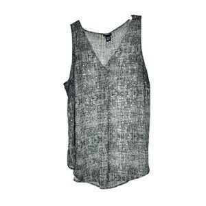 Torrid Women’s Size 2 Gray Black Sleeveless V-Neck Tank Top Blouse Plus 2X